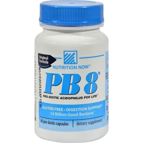 Nutrition Now Pb8 Dietary Supplement Capsules Original Formula Pro-Biotic