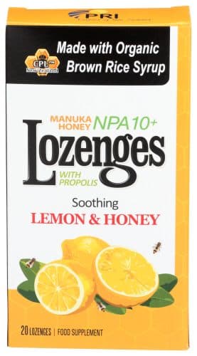 Pacific Resources Lozenges Lemon Honey