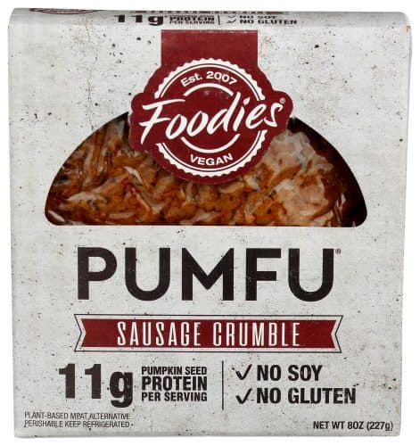 Foodies Vegan Pumfu Sausage Crumble