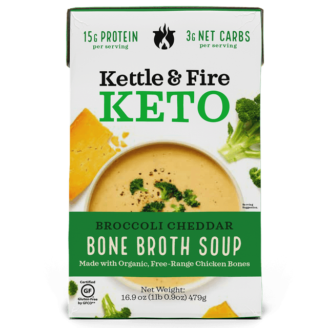 Is it Interstitial Cystitis Friendly? Kettle & Fire Broccoli Cheddar Bone Broth Soup