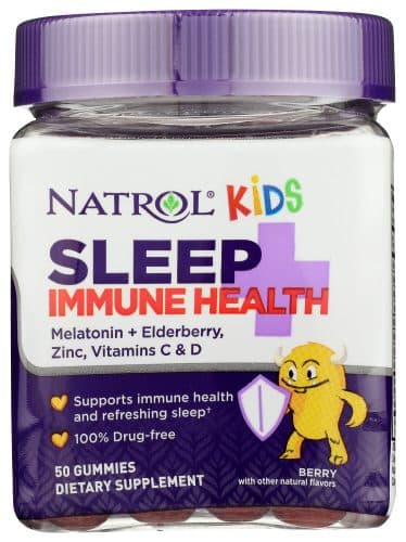 Natrol Kids Sleep + Immune Health, Gummies, Berry