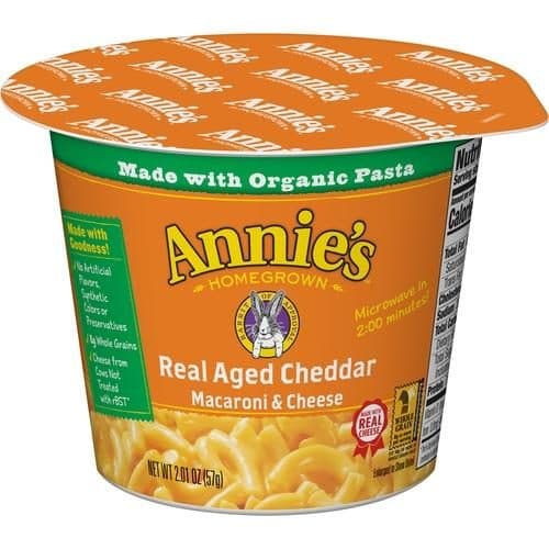 Annies Homegrown Macaroni & Cheese Real Aged Cheddar