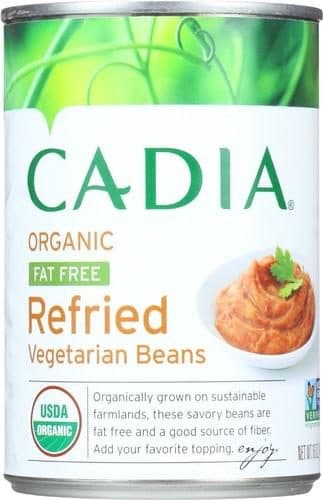 Cadia Organic Fat Free Refried Vegetarian Beans