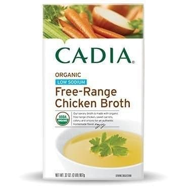 Cadia Organic Low Sodium Free Range Chicken Broth