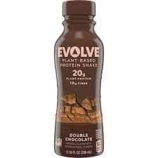 Evolve Plant Based Protein Shake Double Chocolate Natural Flavored