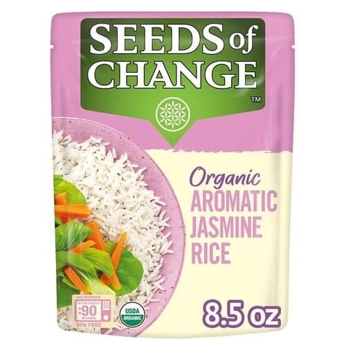 Seeds Of Change Ready To Heat Organic Aromatic Jasmine Rice Pouch