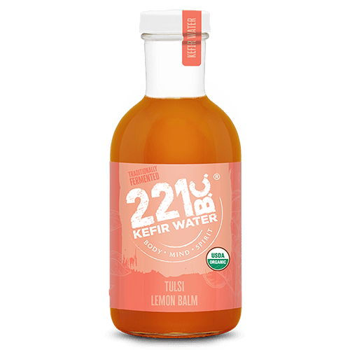221 B.C. Tulsi & Lemon Balm Kefir Water