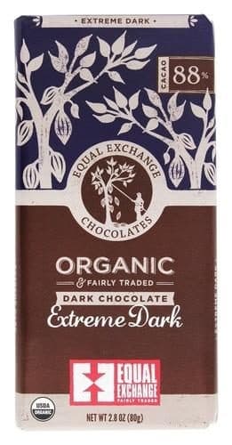 Equal Exchange Organic 88% Cacao Extreme Dark Chocolate Bar