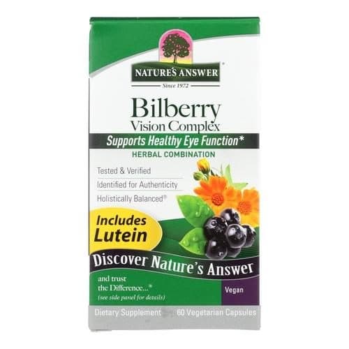 Natures Answer Bilberry Vision Complex