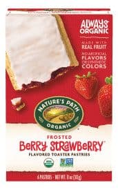Nature's Path Berry Strawberry Frosted Toaster Pastries