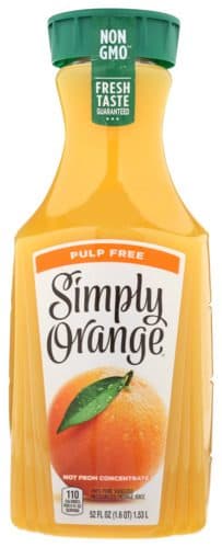 Is it AIP Friendly? Simply Orange Pulp Free 100% Pure Squeezed Orange Juice