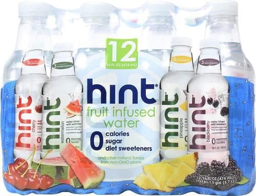 Hint Water Infused With Blackberry Pineapple Watermelon & Cherry Variety Pack