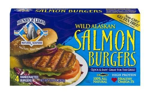 Henry & Lisas Salmon Burgers, Wild Alaskan