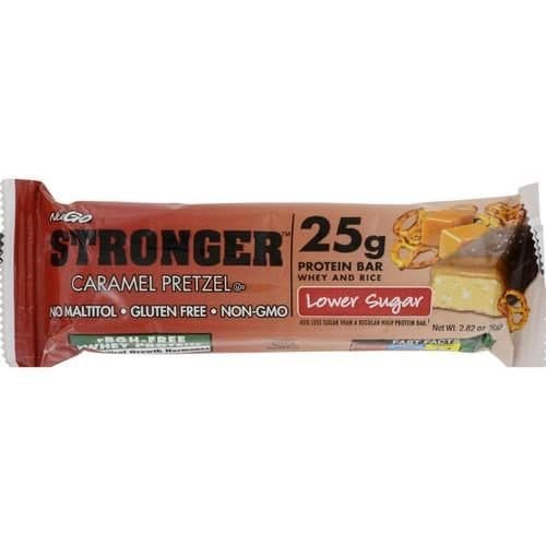 Nugo Stronger Caramel Pretzel Whey Protein Bar