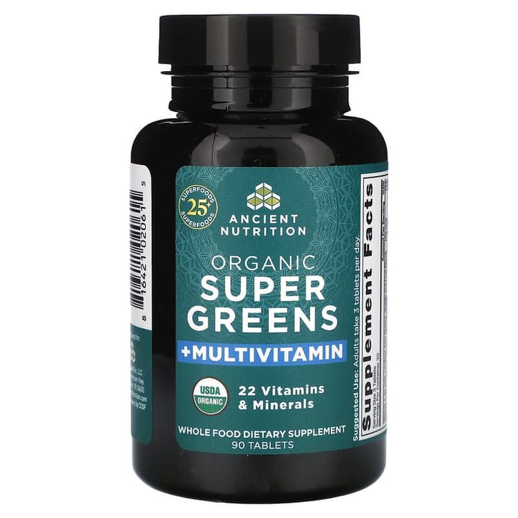 Ancient Nutrition Organic Super Greens +Multivitamin