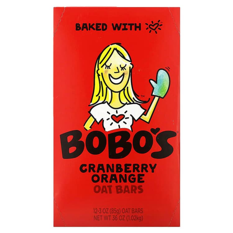 Bobo'S Cranberry Orange Oat Bars