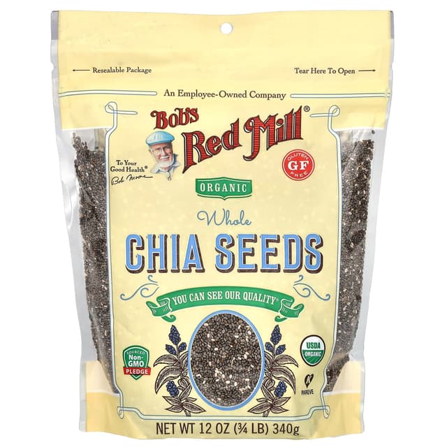 Is it Low Residue Friendly? Bobs Red Mill Organic Chia Seeds Gluten Free Non Gmo