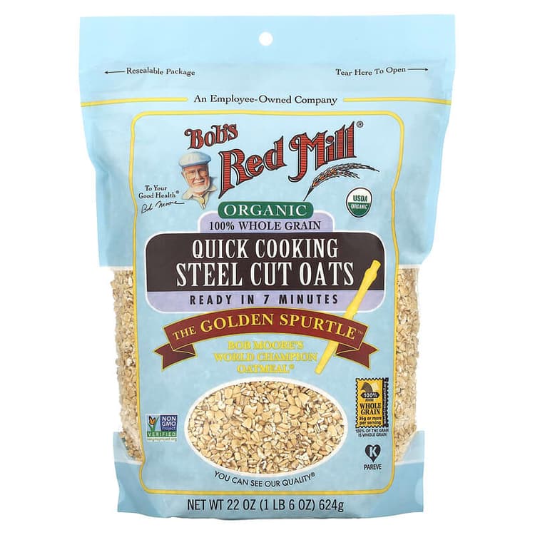 Bob'S Red Mill Organic Quick Cooking Steel Cut Oats