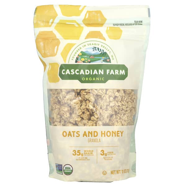 Cascadian Farm Organic Oats And Honey Granola