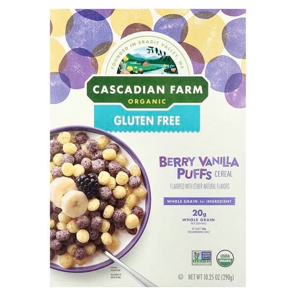Is it Interstitial Cystitis Friendly? Cascadian Farm Organic Berry Vanilla Puffs