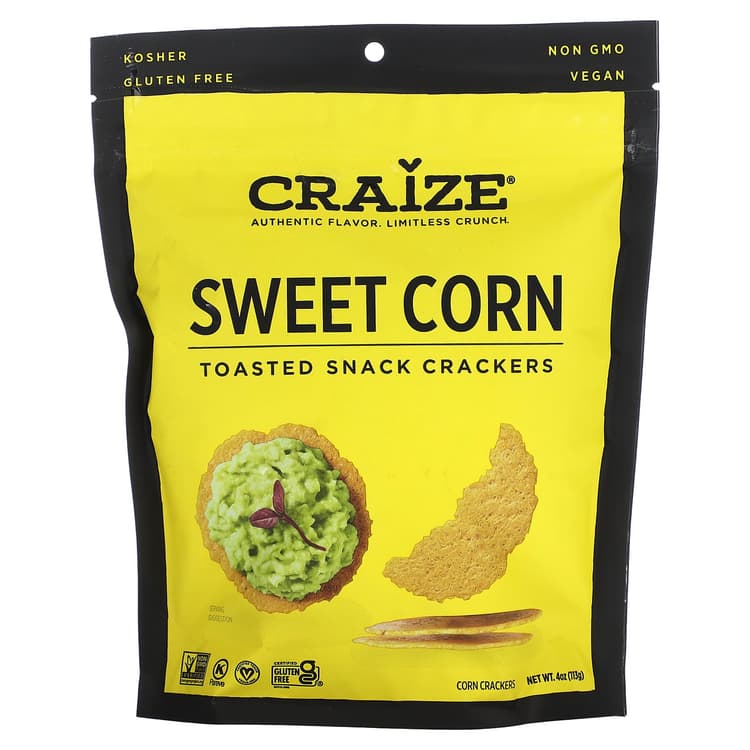 Craize Sweet Corn Toasted Corn Cracker