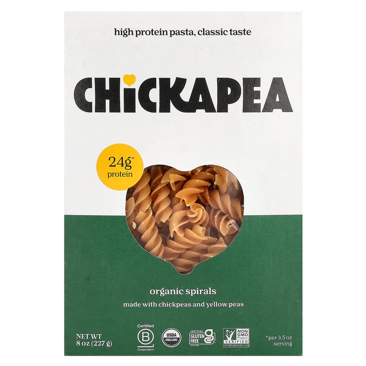 Chickapea Chickpea & Lentil Pasta, Spirals