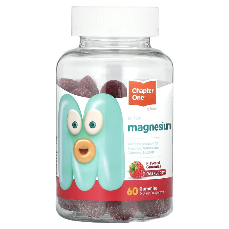 Chapter One Magnesium Raspberry Flavor Dietary Supplement 60 Gummies