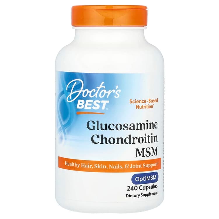 Doctors Best Glucosamine Chondroitin Msm, With Optrmsm, Capsules