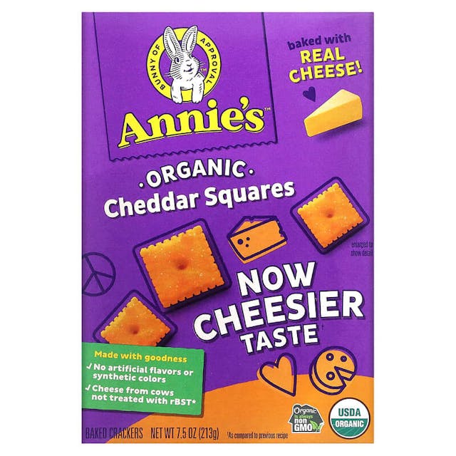 Is it Lactose Free? Annie's Homegrown Organic Cheddar Squares Crackers