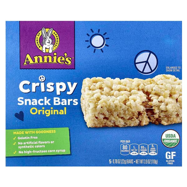 Annie's Organic Original Crispy Snack Bars