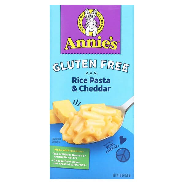 Annie'S Homegrown Gluten Free Rice Pasta & Cheddar