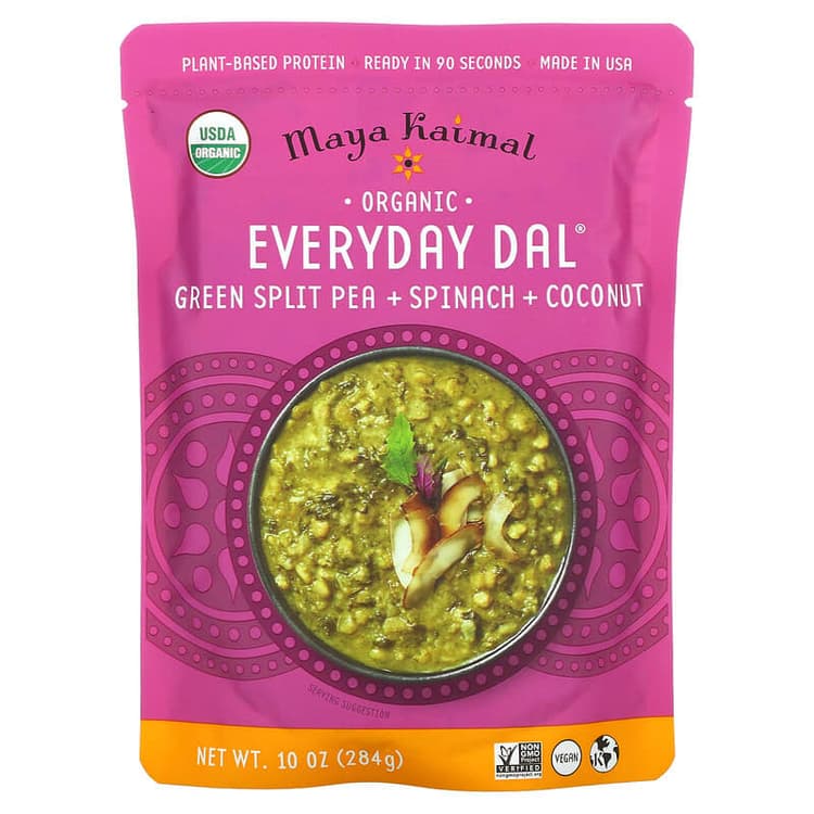 Maya Kaimal Everyday Dal Green Split Pea + Spinach + Coconut