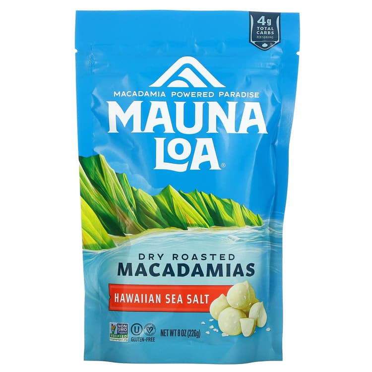 Mauna Loa Dry Roasted Macadamias Hawaiian Sea Salt