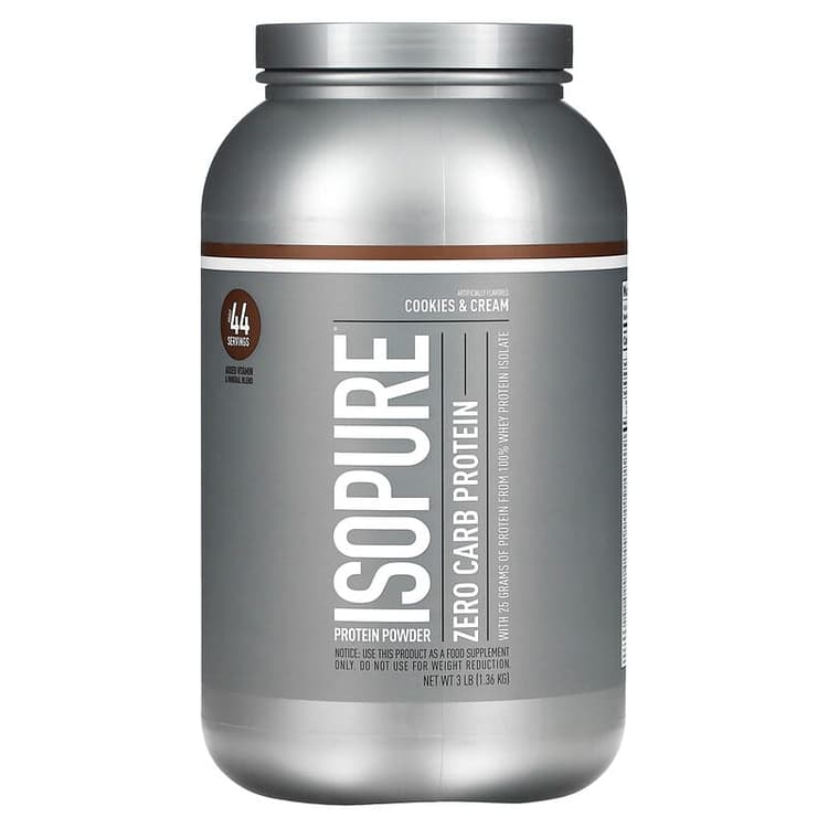 Isopure Zero Carb Protein Powder Cookies & Cream