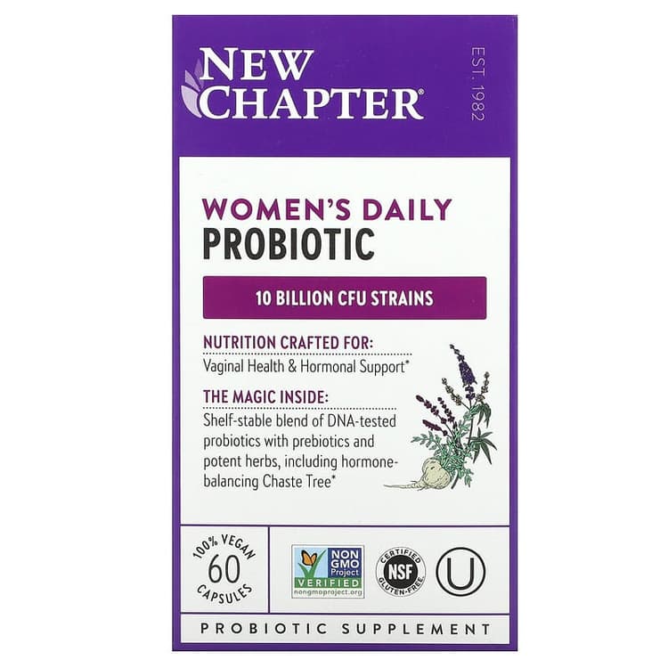 New Chapter Women'S Daily Probiotic 60 Capsules