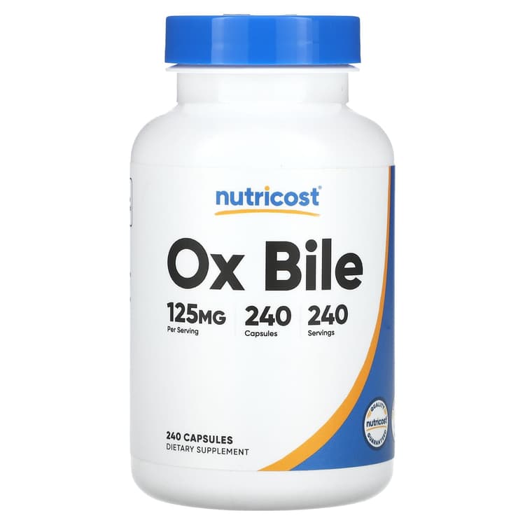 Nutricost Ox Bile, 240 Capsules