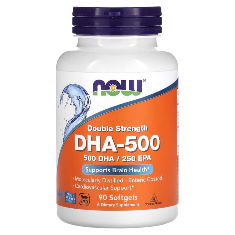 Now Double Strength Dha-500, 90 Softgels