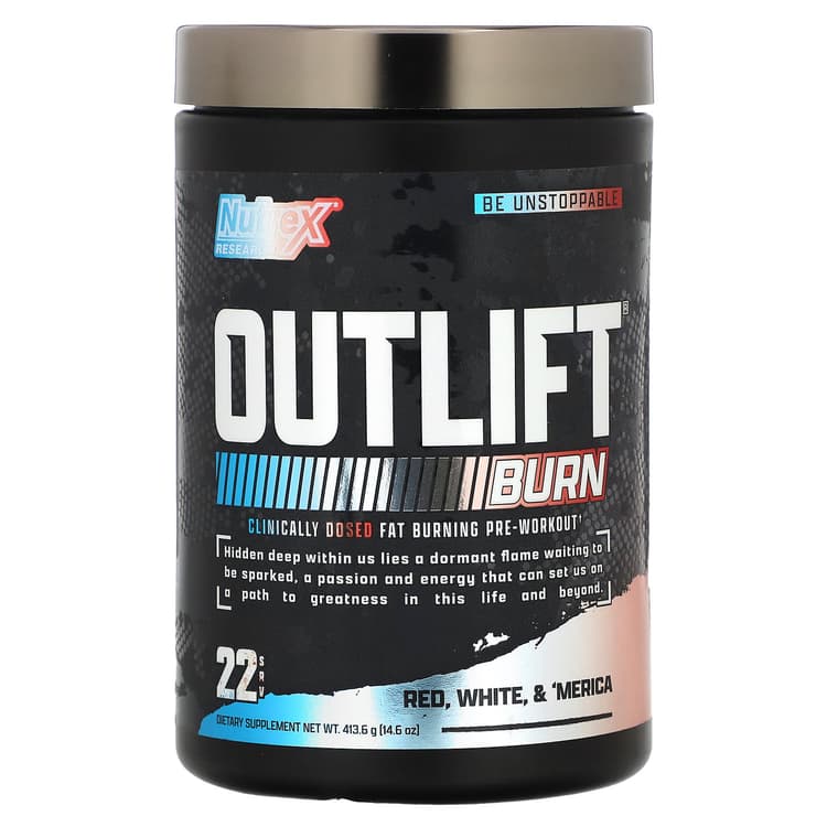 Nutrex Research Outlift Burn Red White & 'Merica