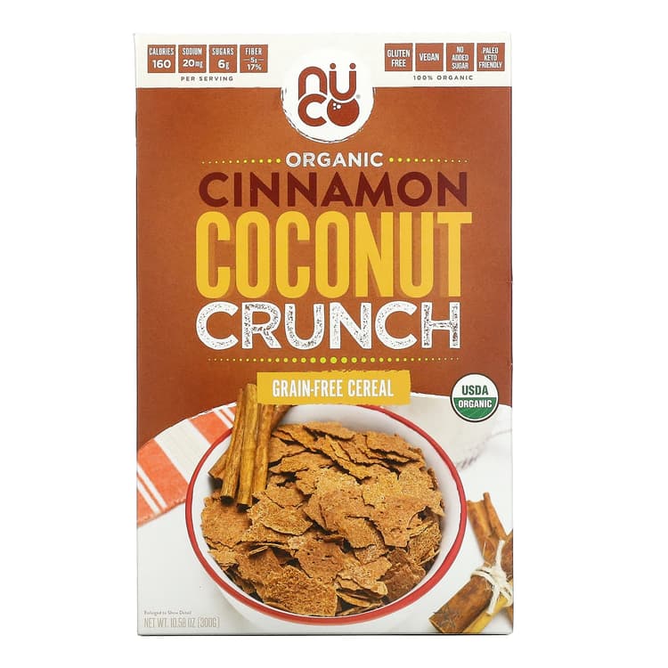 Nuco Organic Cinnamon Coconut Crunch Grain-Free Cereal