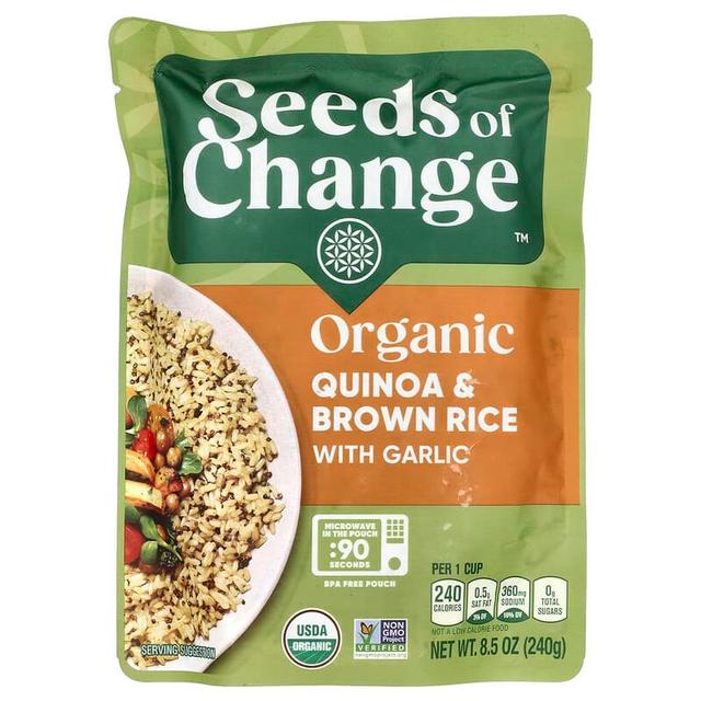 Is it Mediterranean Diet Friendly? Seeds Of Change Organic Quinoa & Brown Rice With Garlic