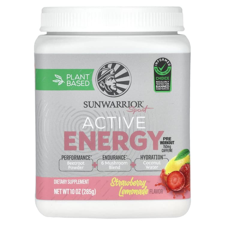 Sunwarrior Sport Active Energy Strawberry Lemonade