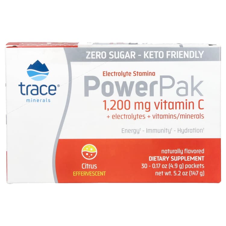 Trace Minerals Electrolyte Stamina Powerpak Citrus