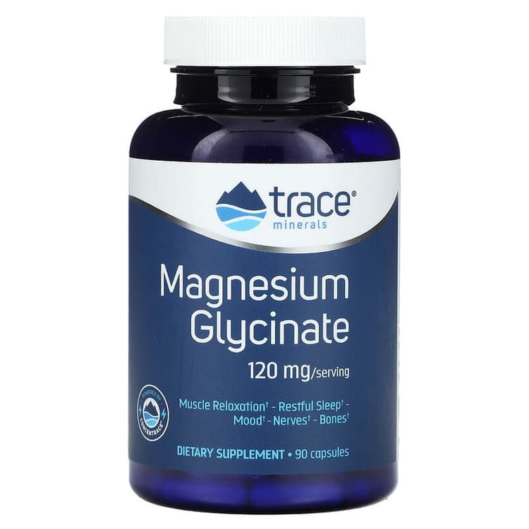 Trace Minerals Magnesium Glycinate 90 Capsules