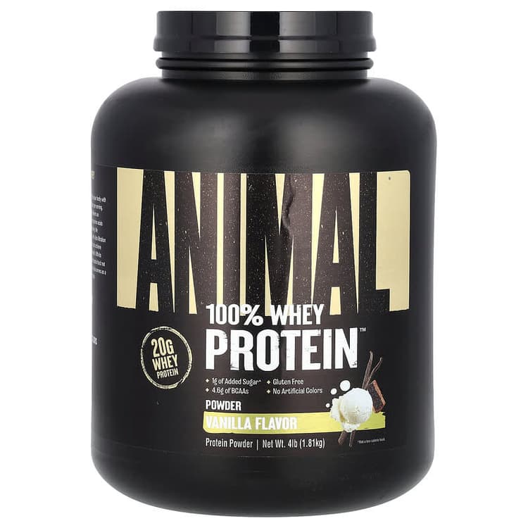 Animal 100% Whey Protein Powder Vanilla Flavor