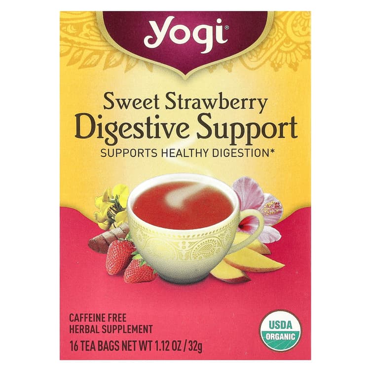 Yogi Sweet Strawberry Digestive Support