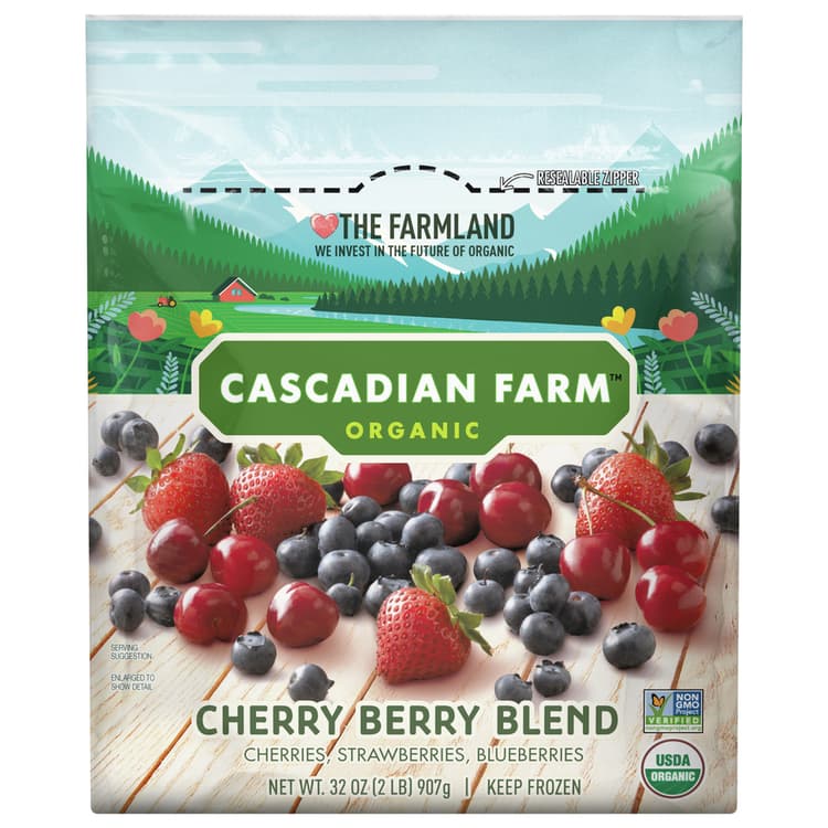 Cascadian Farm Cherry Berry Blend, Organic