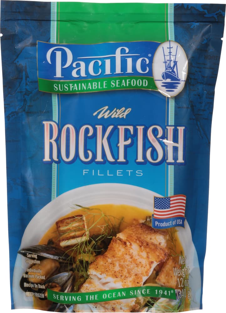 Pacific Seafood Rockfish, Fillets, Wild