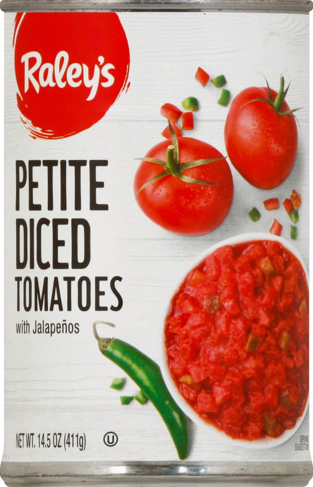 Raley'S Petite Diced Tomatoes With Jalapenos