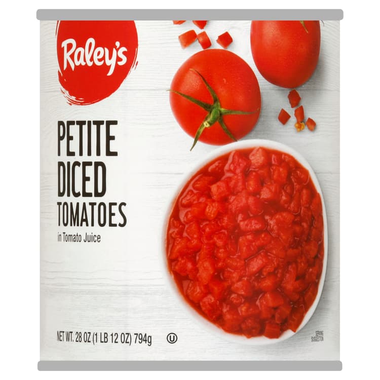 Raley'S Petite Diced Tomatoes In Tomato Juice