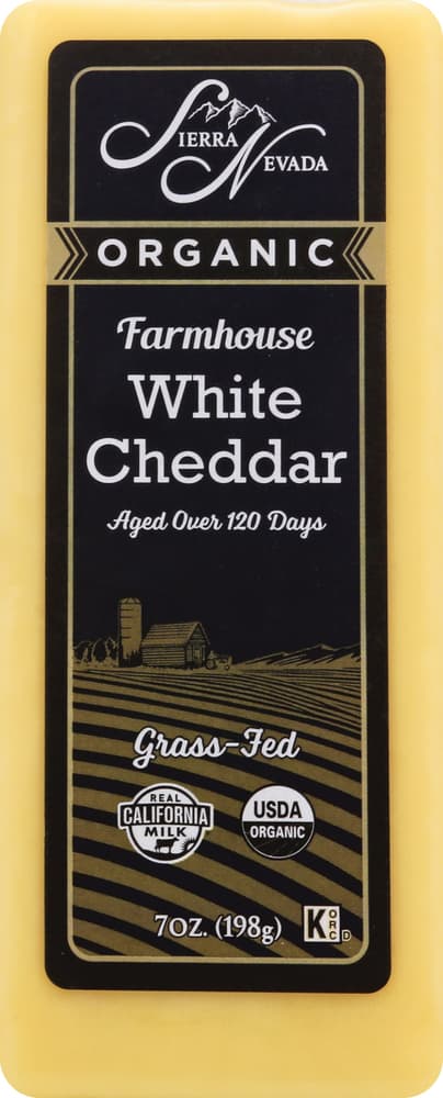 Sierra Nevada White Cheddar, Organic, Farmhouse